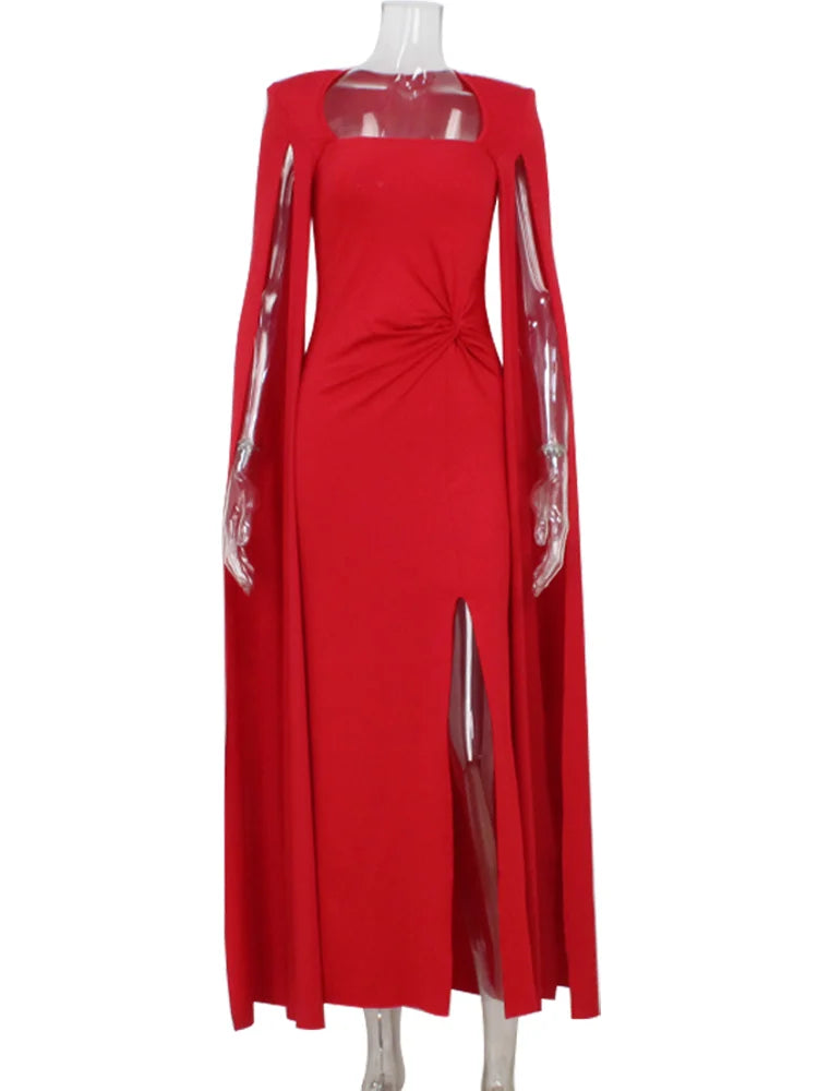 CNYISHE Tank Solid Split Shoulder Pad Sexy Club Women Dresses Pennant Fashion Sleeveless Evening Party Female Bodycon Vestidos