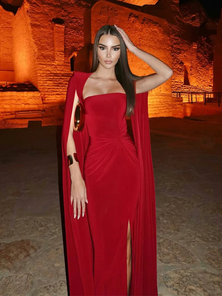 CNYISHE Tank Solid Split Shoulder Pad Sexy Club Women Dresses Pennant Fashion Sleeveless Evening Party Female Bodycon Vestidos
